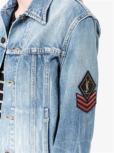 yves saint laurent jean jacket|saint laurent military jacket.